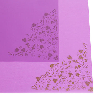 Valentine's Day Meet love around the corner Flower Wrapping Paper,22.8*22.8 inch - 20 sheets