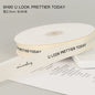 Ribbon With Logo High Raised Silk Screen Print Satin  Ribbon,0.78 inch 50 yards