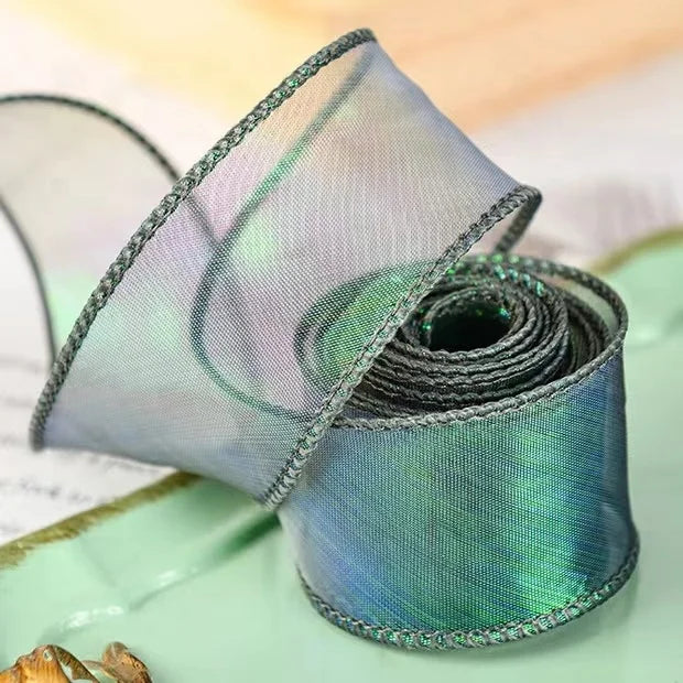 Chiffon Silk Organza Ribbon For Wedding Bouquets Wrapping