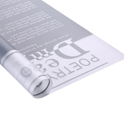 Luxury Waterproof Matte Film Packaging Double-sided,22.8*22.8 inch - 20 sheets