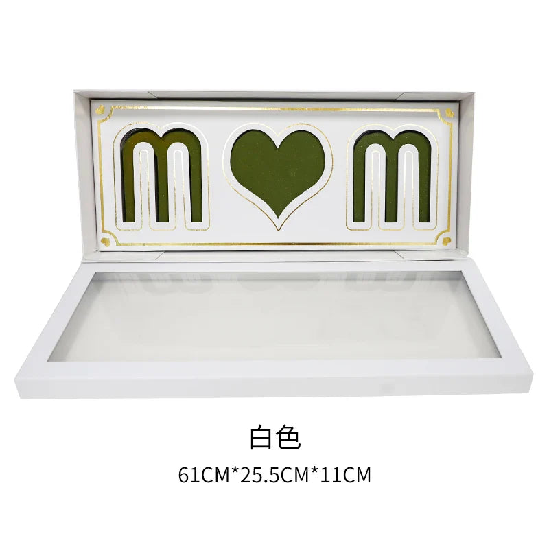 Mom DAD I LOVE YOU Flower Box for Mothers Day Gift