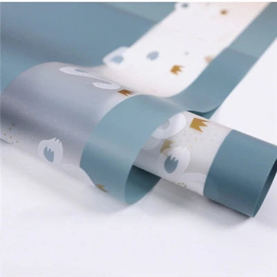 Petal Rain Flower Wrapping Paper Waterproof,22.8*22.8 inch - 20 sheets