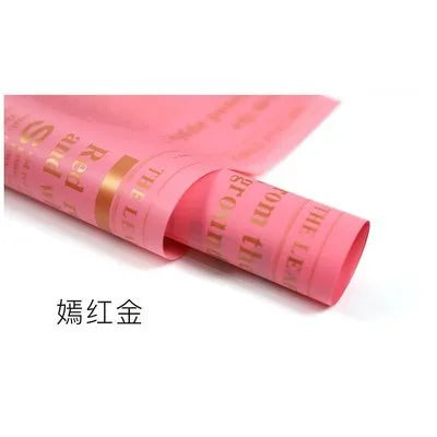 English Newspaper Matte Waterproof Flower Wrapping Paper,22.8*22.8 inch - 20 sheets