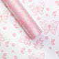 Butterfly Design Flower Wrapping Paper Frosted Korean Matt Paper For Flowers,22.8*22.8 inch - 20 sheets