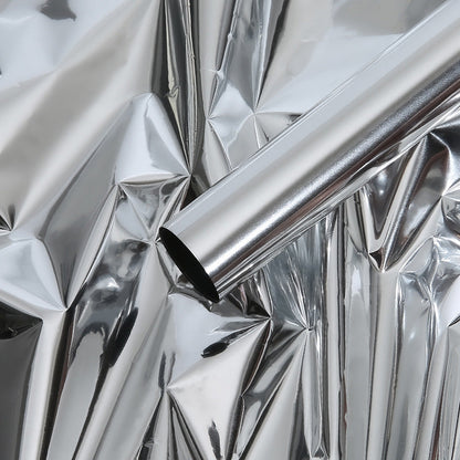 Mirror Wrapping Paper Silver Reflective Metallic Paper