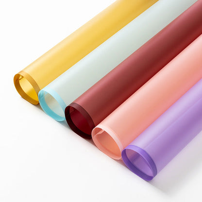 Solid Color Matte Edge Paper Translucent Waterproof Paper,22.8*22.8 inch - 20 sheets