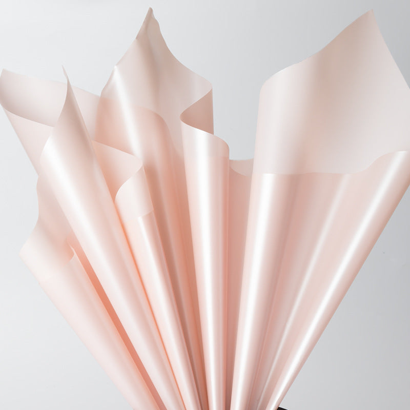 Silk Satin Texture Film Flower Packaging Paper ,22.8*22.8 inch - 20 sheets