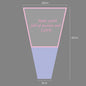 Single Sleeve Teacher'S Day Multi-Branch Packaging Bag Rose Transparent,42cm*26cm*8cm